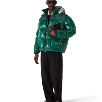 Naylon Puffer Aşağı Ceket