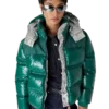 Naylon Puffer Aşağı Ceket Naylon Puffer Aşağı Ceket