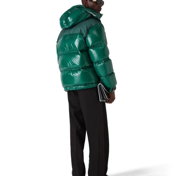 Naylon Puffer Aşağı Ceket Naylon Puffer Aşağı Ceket