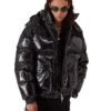 Naylon Puffer Aşağı Ceket Naylon Puffer Aşağı Ceket