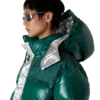 Naylon Puffer Aşağı Ceket Naylon Puffer Aşağı Ceket