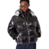 Naylon Puffer Aşağı Ceket Naylon Puffer Aşağı Ceket
