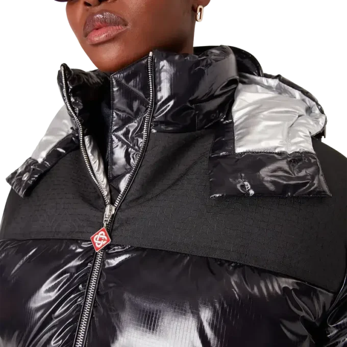 Naylon Puffer Aşağı Ceket Naylon Puffer Aşağı Ceket