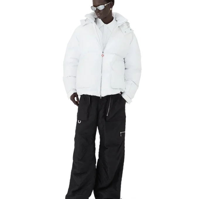 Naylon ve Ripstop Puffer Ceket Naylon ve Ripstop Puffer Ceket