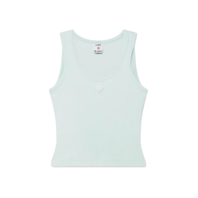 Nervürlü Jersey Tank Top