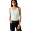 Nervürlü Jersey Tank Top
