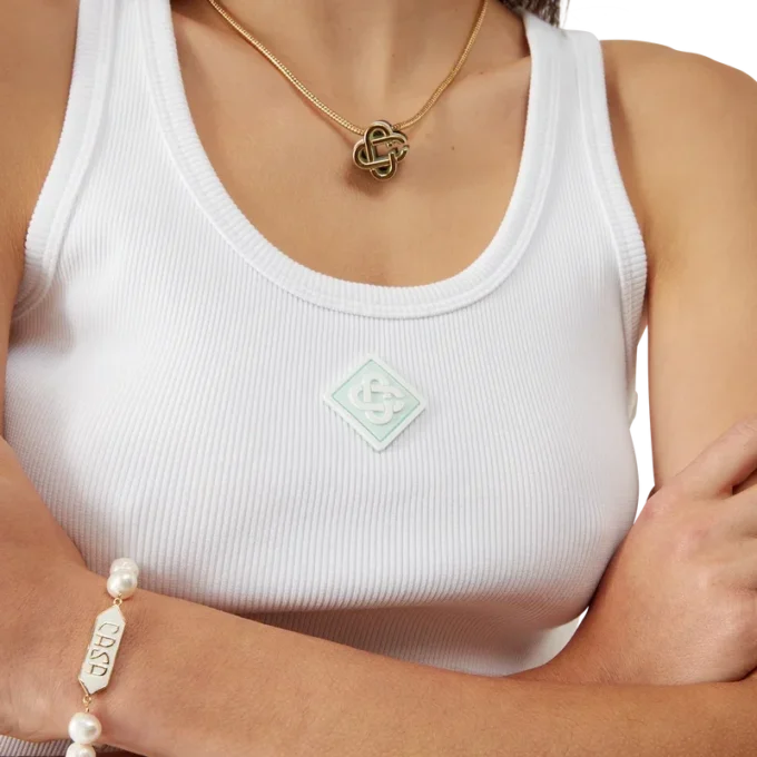 Nervürlü Jersey Tank Top