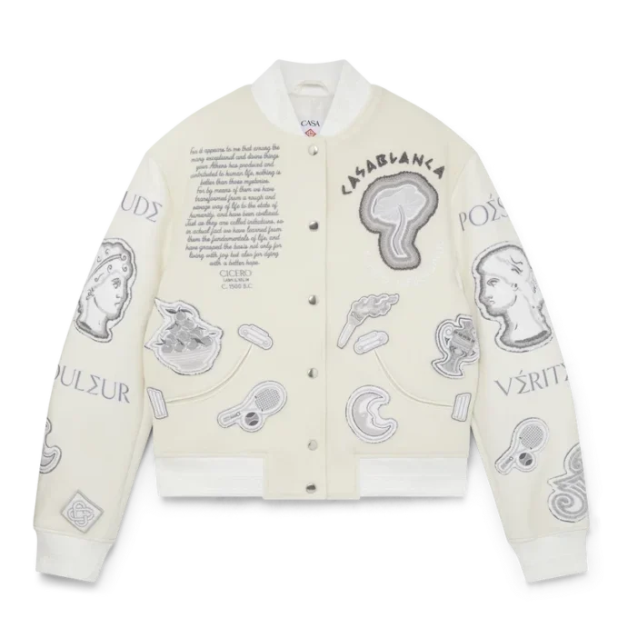Şönil Patchwork Bomber Ceket Şönil Patchwork Bomber Ceket