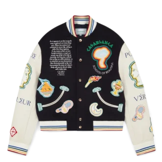 Şönil Patchwork Bomber Ceket