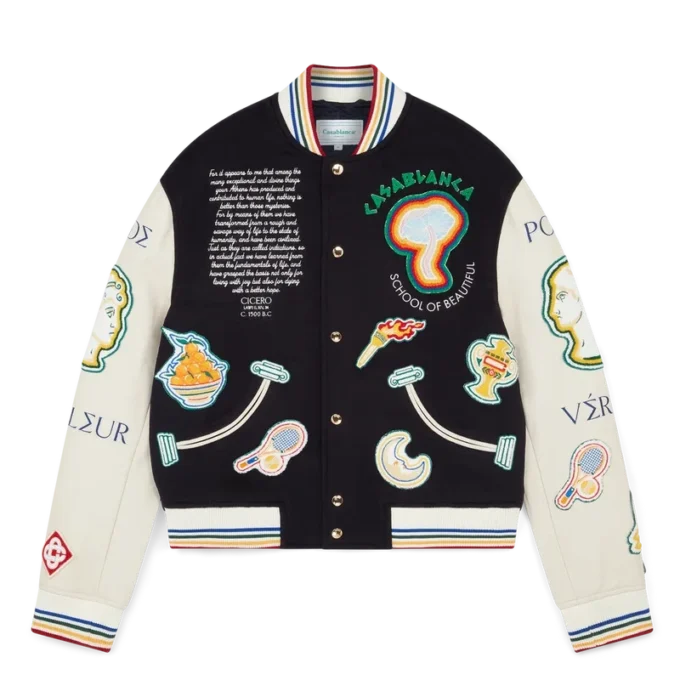 Şönil Patchwork Bomber Ceket Şönil Patchwork Bomber Ceket