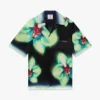Orchid Glitch Kısa Kollu İpek Gömlek Orchid Glitch Kısa Kollu İpek Gömlek