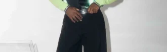Asit Limon Rengi Logo Kare Çoraplar