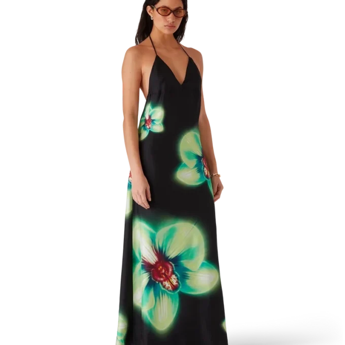 Orchid Glitch İpek Elbise Orchid Glitch İpek Elbise