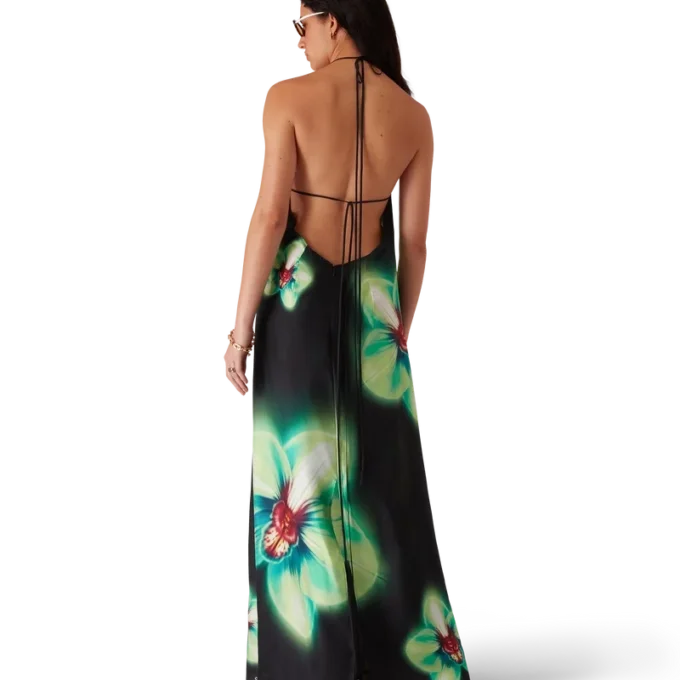 Orchid Glitch İpek Elbise Orchid Glitch İpek Elbise