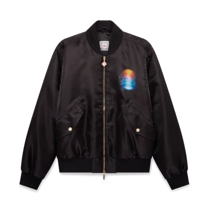 Organze Gradyan Bomber Ceket