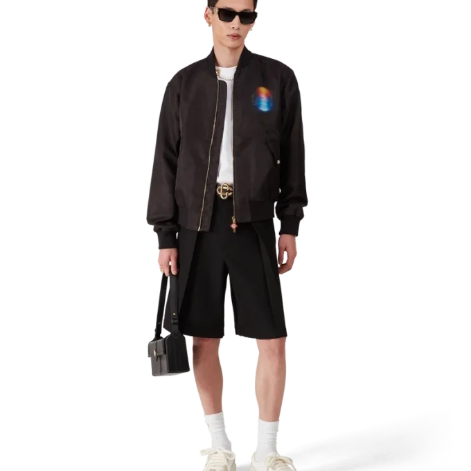 Organze Gradyan Bomber Ceket