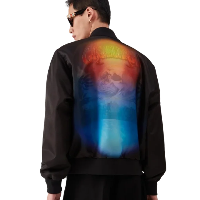 Organze Gradyan Bomber Ceket