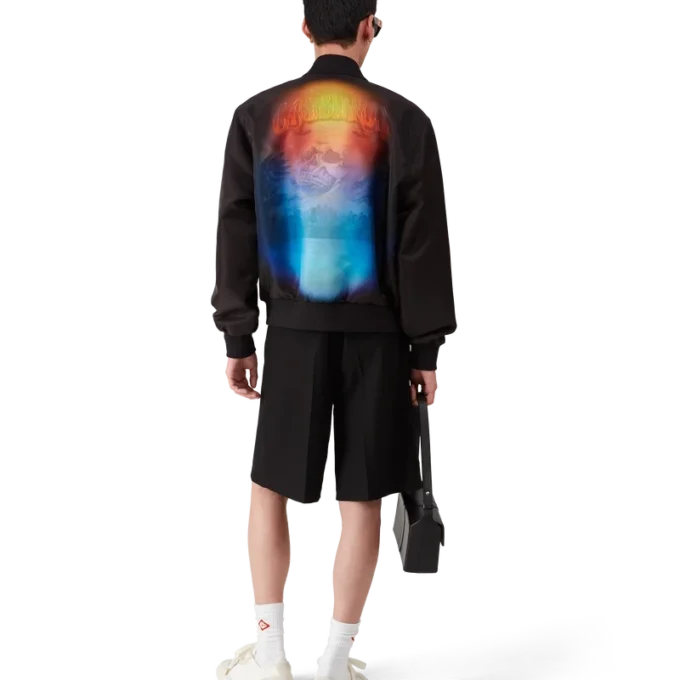 Organze Gradyan Bomber Ceket