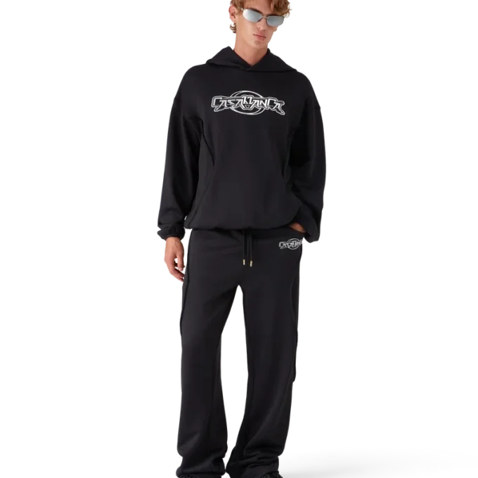 Oversized Panelli Kapüşonlu Sweatshirt Oversized Panelli Kapüşonlu Sweatshirt