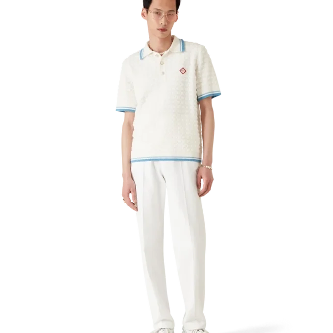Pamuk Boucle Polo Gömlek Pamuk Boucle Polo Gömlek