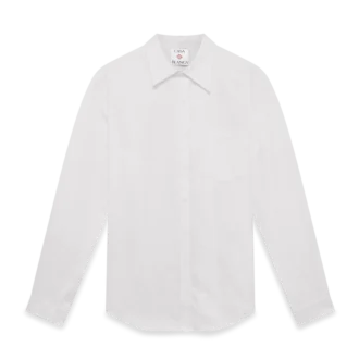 Pamuklu Monogram Jakarlı Oxford Gömlek