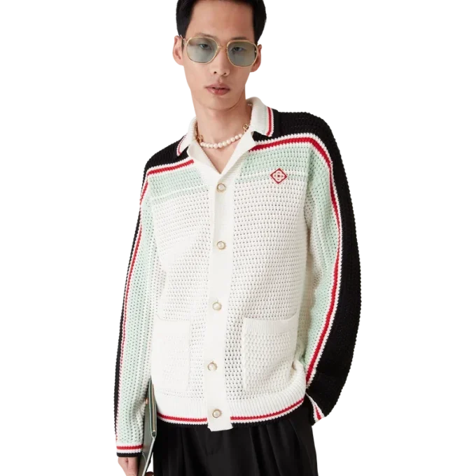 Pamuklu Tenis Kroşe Ceket Pamuklu Tenis Kroşe Ceket