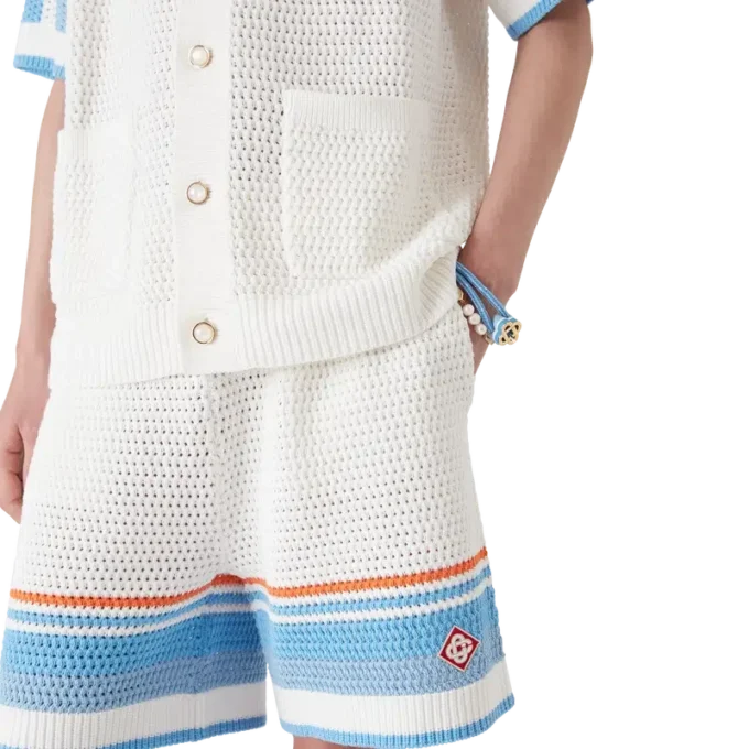 Pamuklu Tenis Kroşe Şortlar