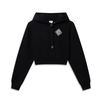 Pearl Diamond Kısa Kapüşonlu Sweatshirt
