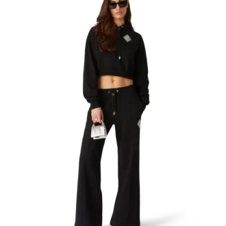 Pearl Diamond Kısa Kapüşonlu Sweatshirt