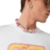 Pembe Düğümlü Kolye Pembe Düğümlü Kolye