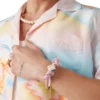 Pembe Düğümlü İnci Bileklik Pembe Düğümlü İnci Bileklik