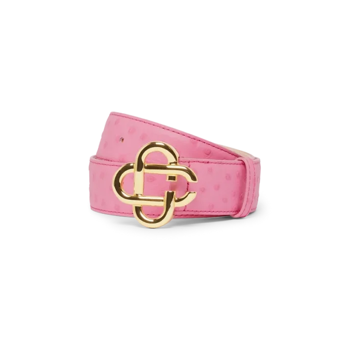 Pembe Kabartmalı Cc Logo Kemer Pembe Kabartmalı Cc Logo Kemer