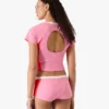 Pembe Monogram Bikini Şortu Pembe Monogram Bikini Şortu