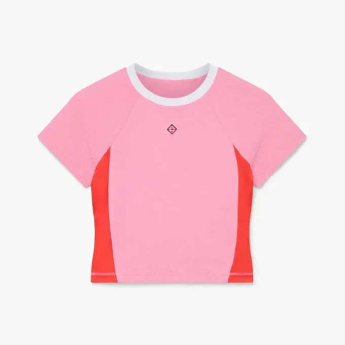 Pembe Monogram Kısa Kollu Rash Şortu Pembe Monogram Kısa Kollu Rash Şortu
