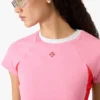 Pembe Monogram Kısa Kollu Rash Şortu Pembe Monogram Kısa Kollu Rash Şortu