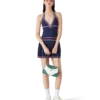 Pileli Halter Elbise Pileli Halter Elbise