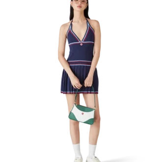 Pileli Halter Elbise