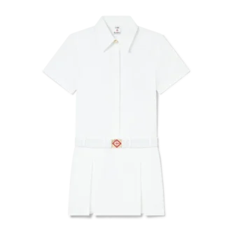 Pileli Tenis Mini Elbise
