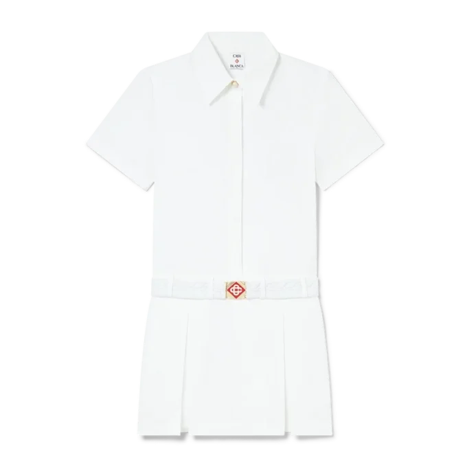 Pileli Tenis Mini Elbise