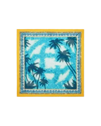 Poolside Emblem Orta Boy İpek Eşarp