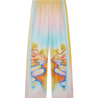 Psychedelic Nirvana İpek Pantolonlar