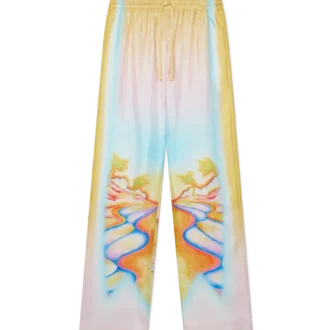 Psychedelic Nirvana İpek Pantolonlar