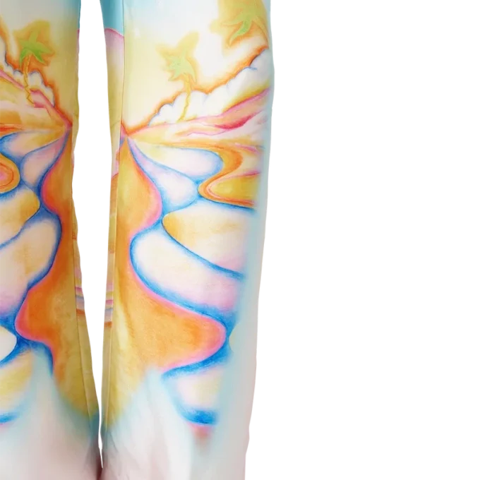Psychedelic Nirvana İpek Pantolonlar Psychedelic Nirvana İpek Pantolonlar