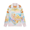 Psychedelic Nirvana Uzun Kollu İpek Gömlek