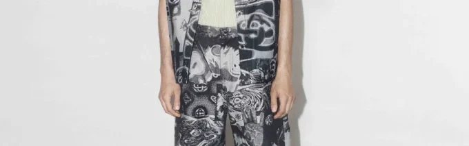 Rave Collage Düz Paça Kot Pantolon Rave Collage Düz Paça Kot Pantolon