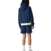 Renk Bloklu Çeyrek Fermuarlı Kapüşonlu Sweatshirt