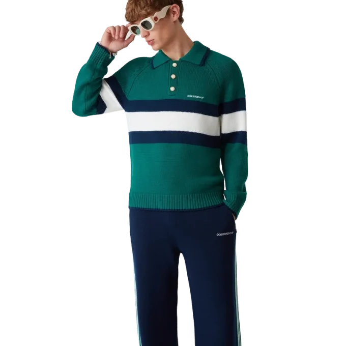 Renk Bloklu Polo Gömlek Renk Bloklu Polo Gömlek