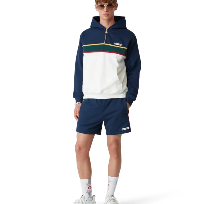 Renk Bloklu Sweatshorts