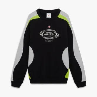 Renk Bloklu Uzun Kollu Sweatshirt