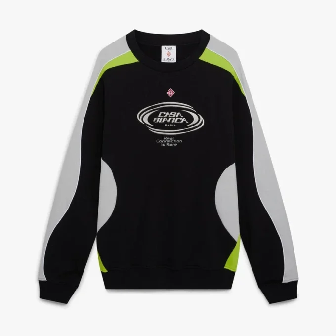 Renk Bloklu Uzun Kollu Sweatshirt Renk Bloklu Uzun Kollu Sweatshirt